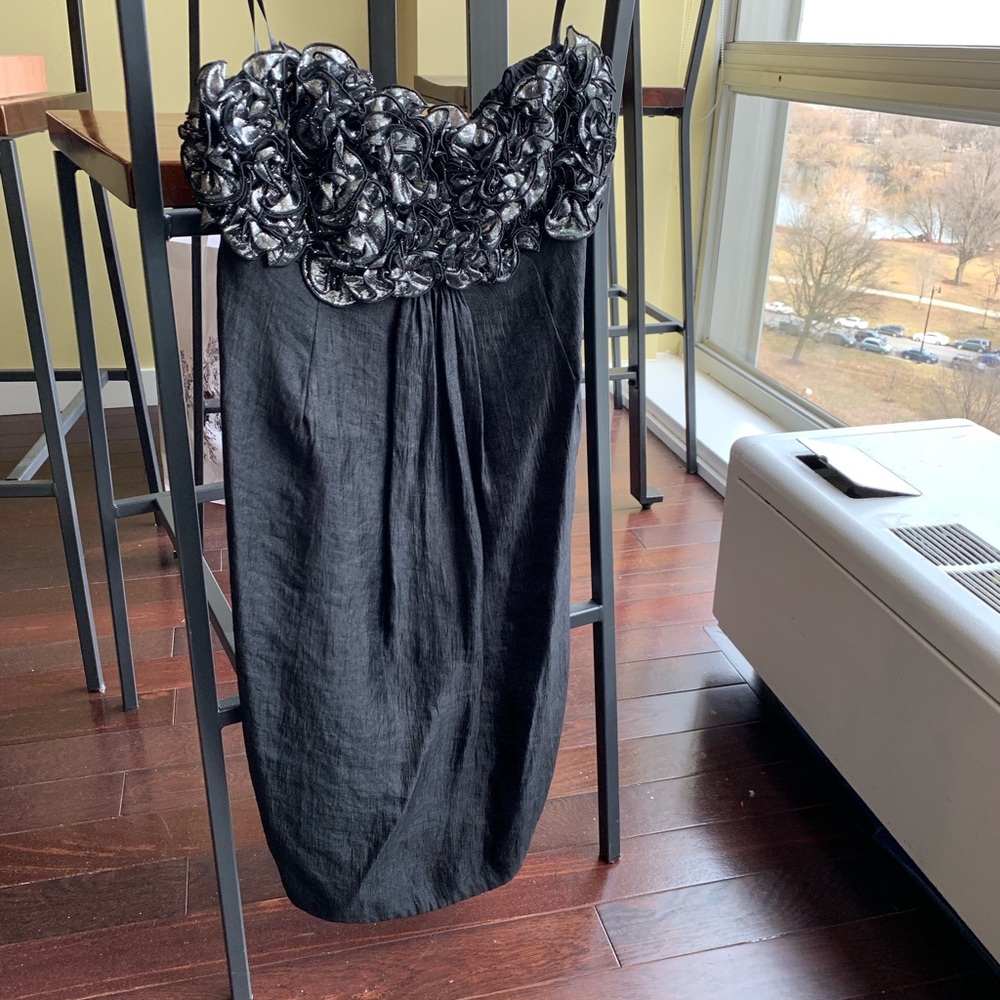 Black Strapless Cocktail Dress - S - Alexia Admor